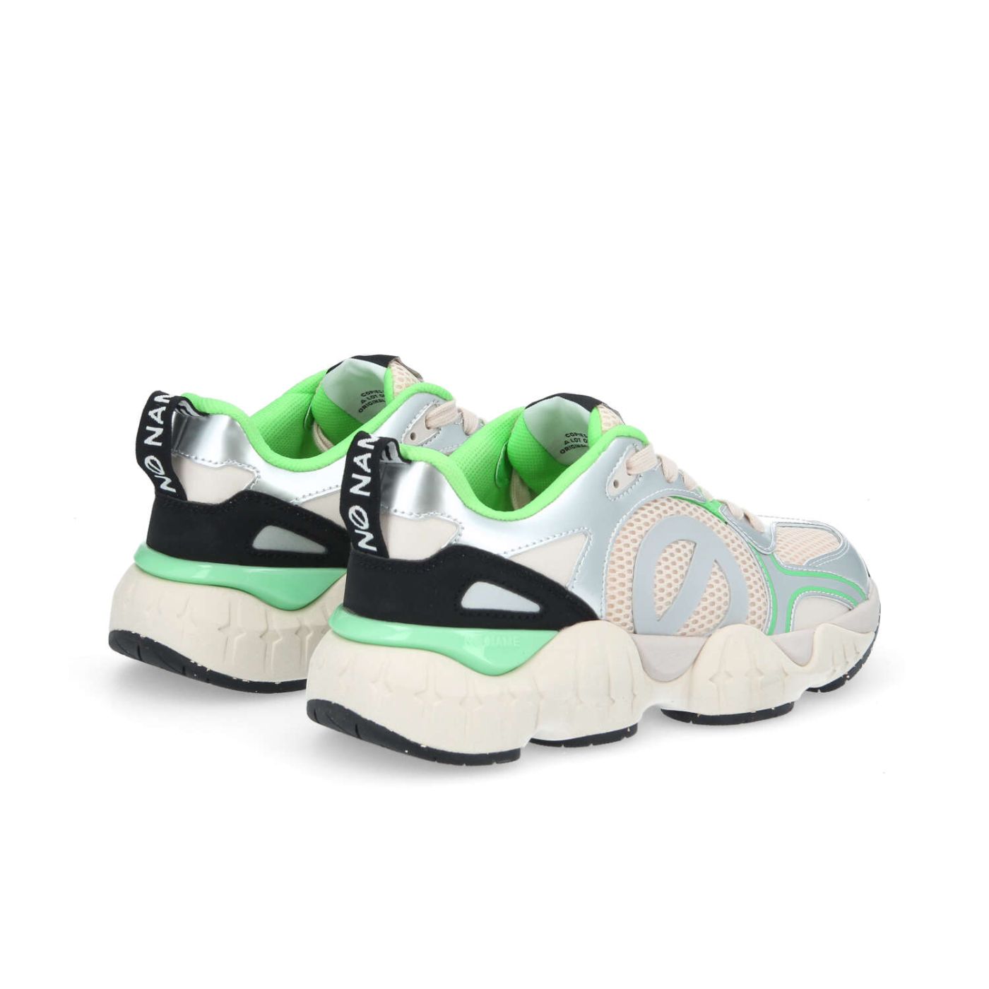 KRAZEE RUNNER W - MESH/COMBO/POPP - BLANC CASSE/ARGENT/VERT